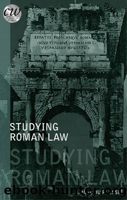 Studying Roman Law by Paul Du Plessis