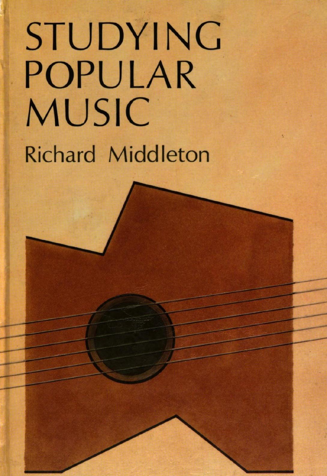 Studying popular music by Richard Middleton