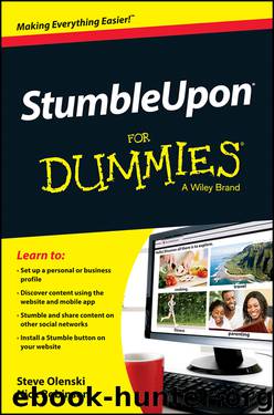 StumbleUpon For Dummies by Steve Olenski & Nick Robinson