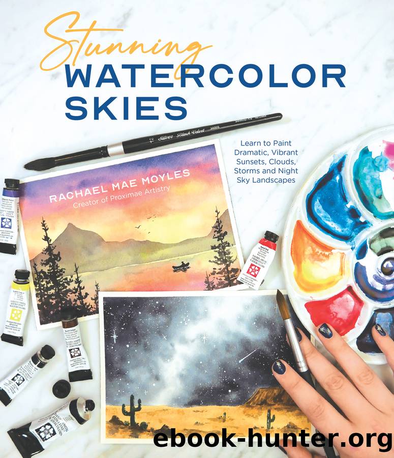 Stunning Watercolor Skies by Rachael Mae Moyles