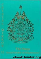 Stupa: Sacred Symbol of Enlightenment Crystal Mirror 12 by Elizabeth Cook