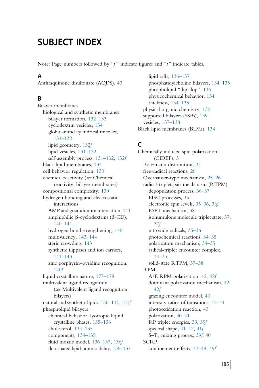 Subject Index by Ian H. Williams & Nicholas H. Williams