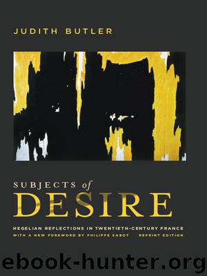 Subjects of Desire by Butler Judith; Sabot Philippe; Young Damon