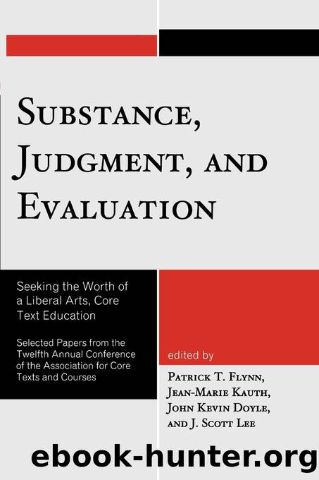 Substance, Judgment, and Evaluation by unknow