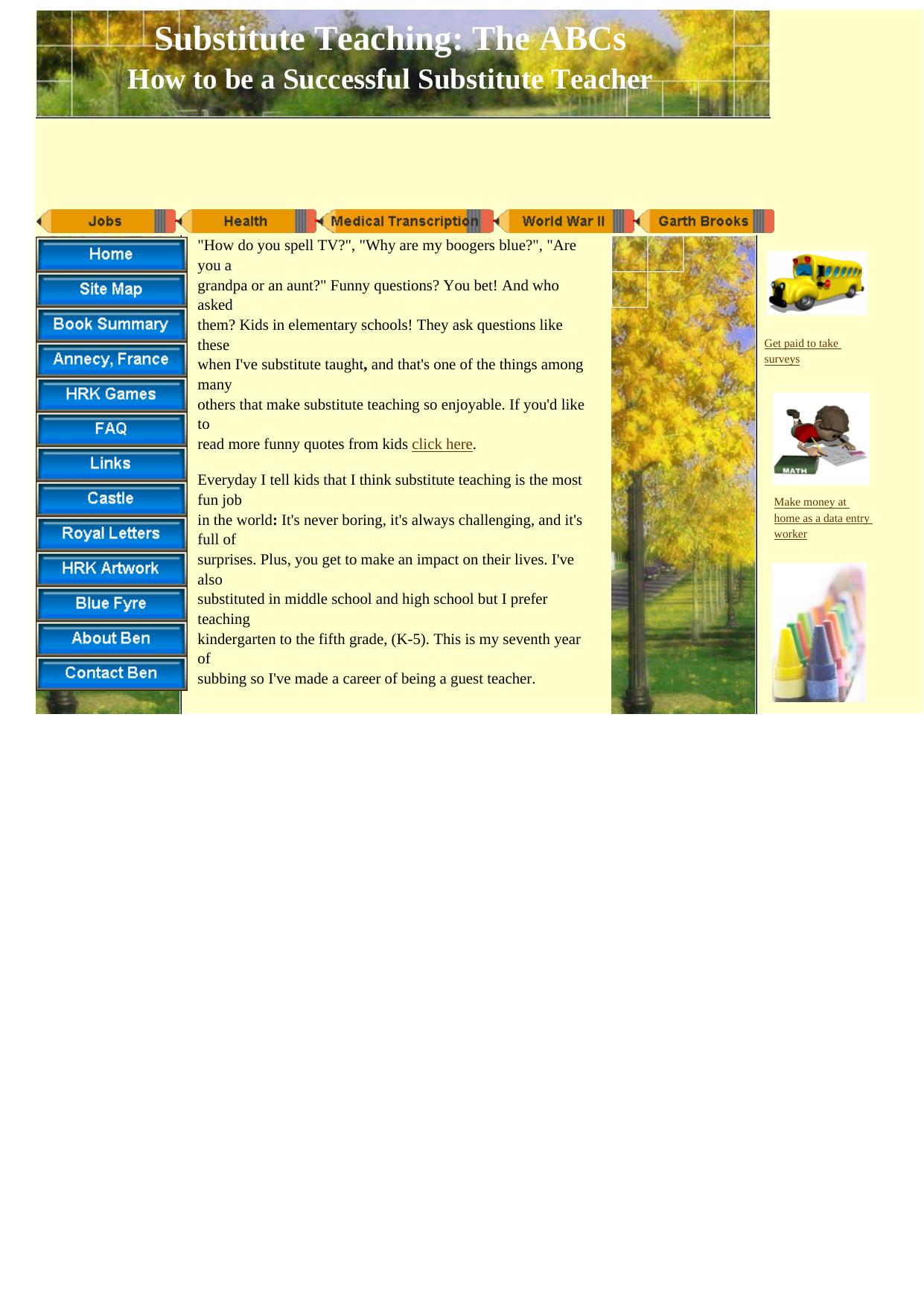 Substitute Teaching. by Best of Kuszter's Collection