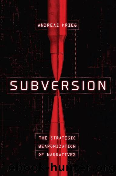 Subversion: The Strategic Weaponization of Narratives by Andreas Krieg;