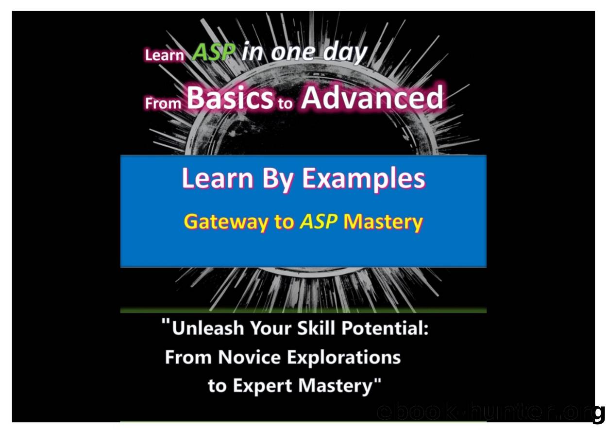 Success kpk. ASP Essentials. A Complete Guide to Dynamic Web Development...2023 by Unknown
