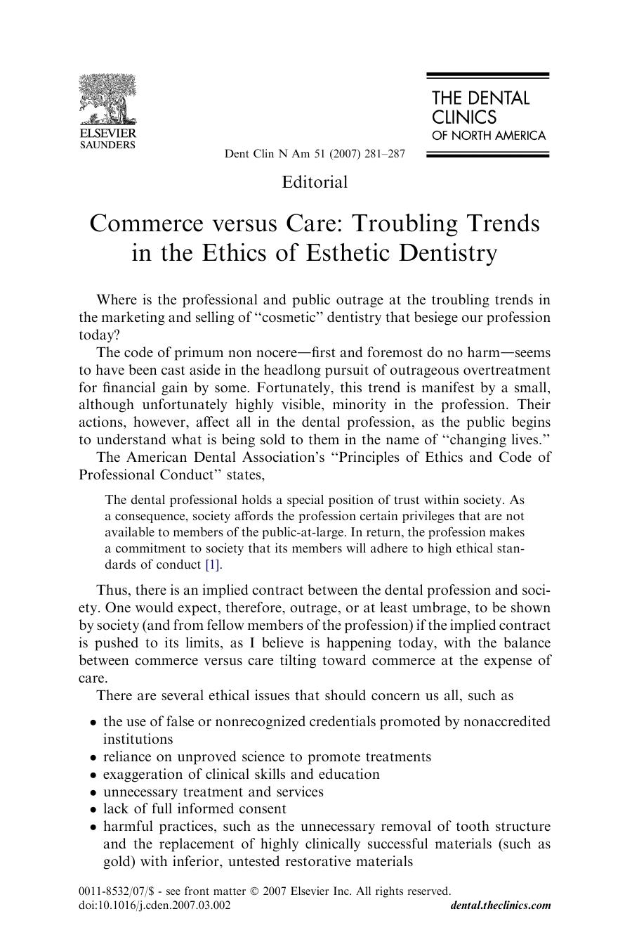 Successful Esthetic and Cosmetic Dentistry for the Modern Dental Practice, An Issue of Dental Clinics (The Clinics: Dentistry) by John R. Calamia Mark S. Wolff Richard J. Simonsen