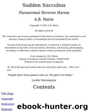 Sudden Succubus: Paranormal Reverse Harem Romance by Unknown