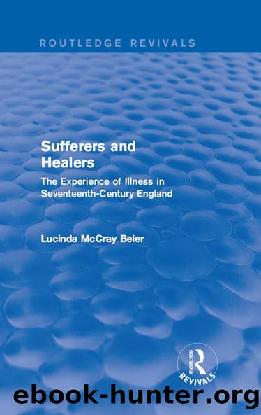 Sufferers and Healers by Lucinda McCray Beier
