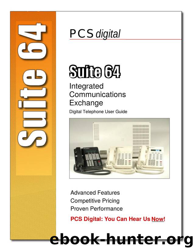 Suite 64 Digital Telephone User Guide Full by Paul Lynch