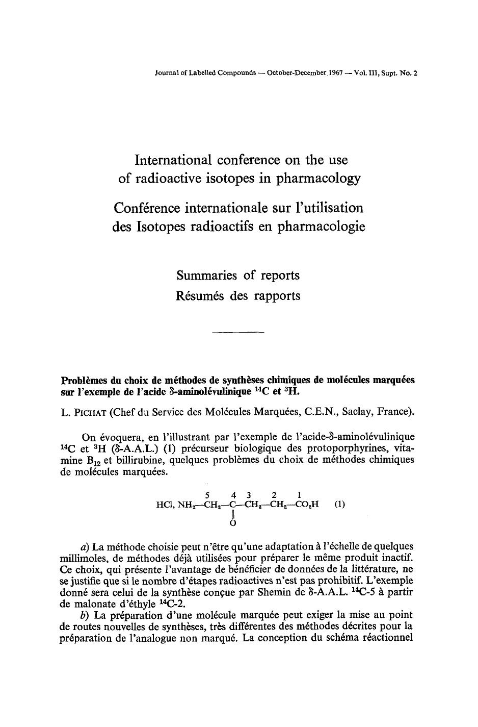 Summaries of reports by Unknown