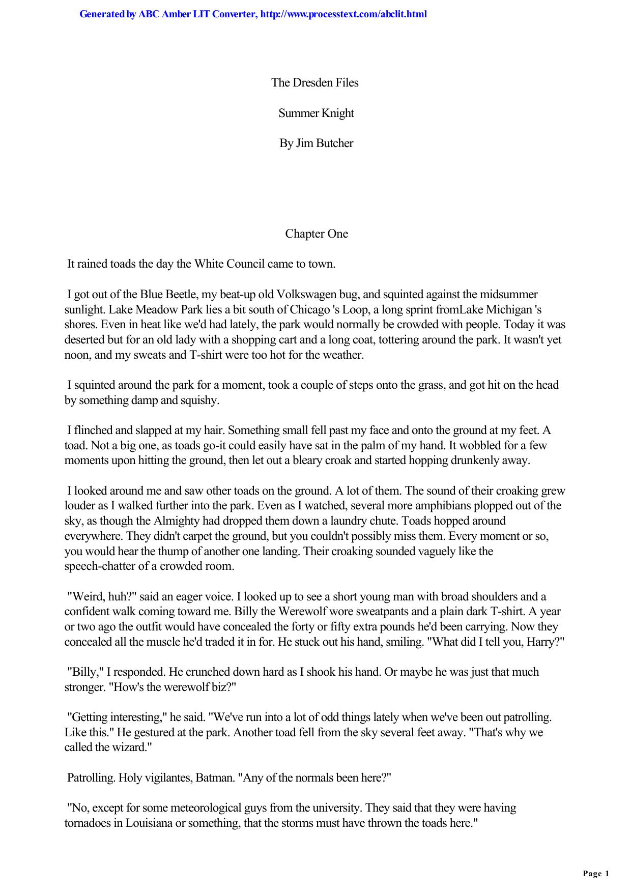 Summer Knight (The Dresden Files, #4) by Unknown