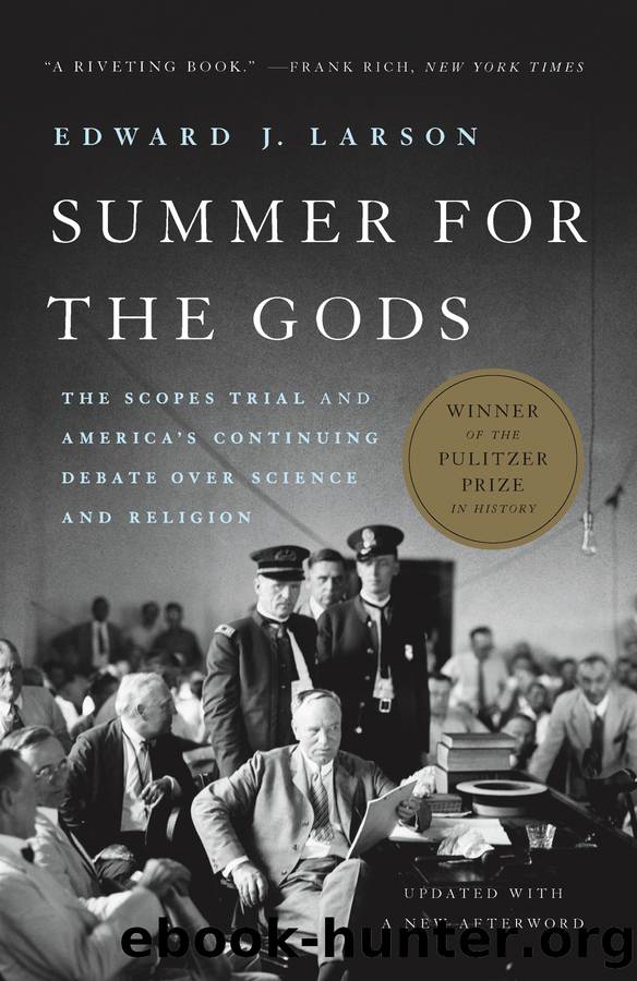 Summer for the Gods by Edward J. Larson