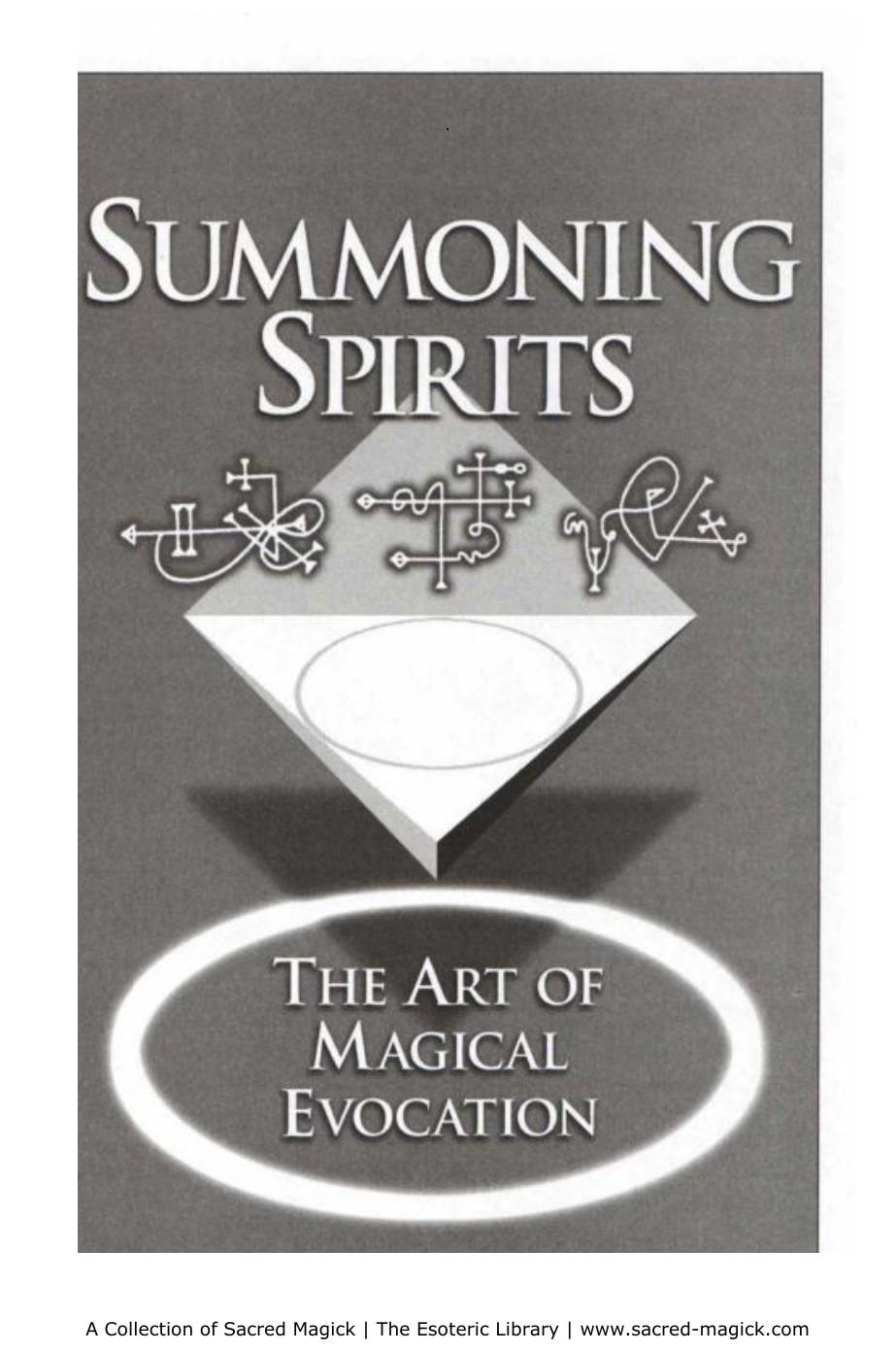 Summoning Spirits (Llewellyn's Practical Magick Series) by Konstantinos
