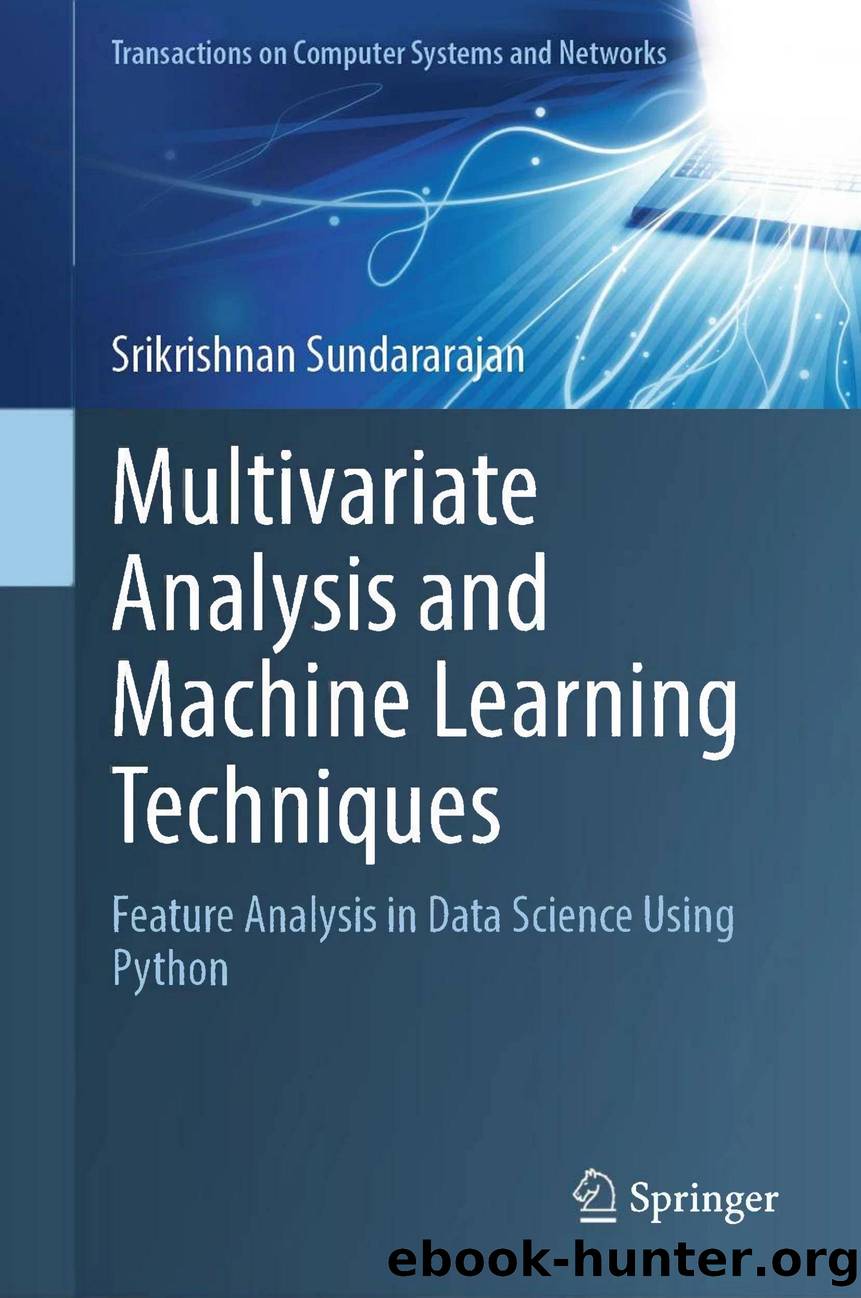 Sundararajan S. Multivariate Analysis and ML Techniques...Using Python 2025 by Unknown