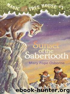Sunset of the Sabertooth by Mary Pope Osborne