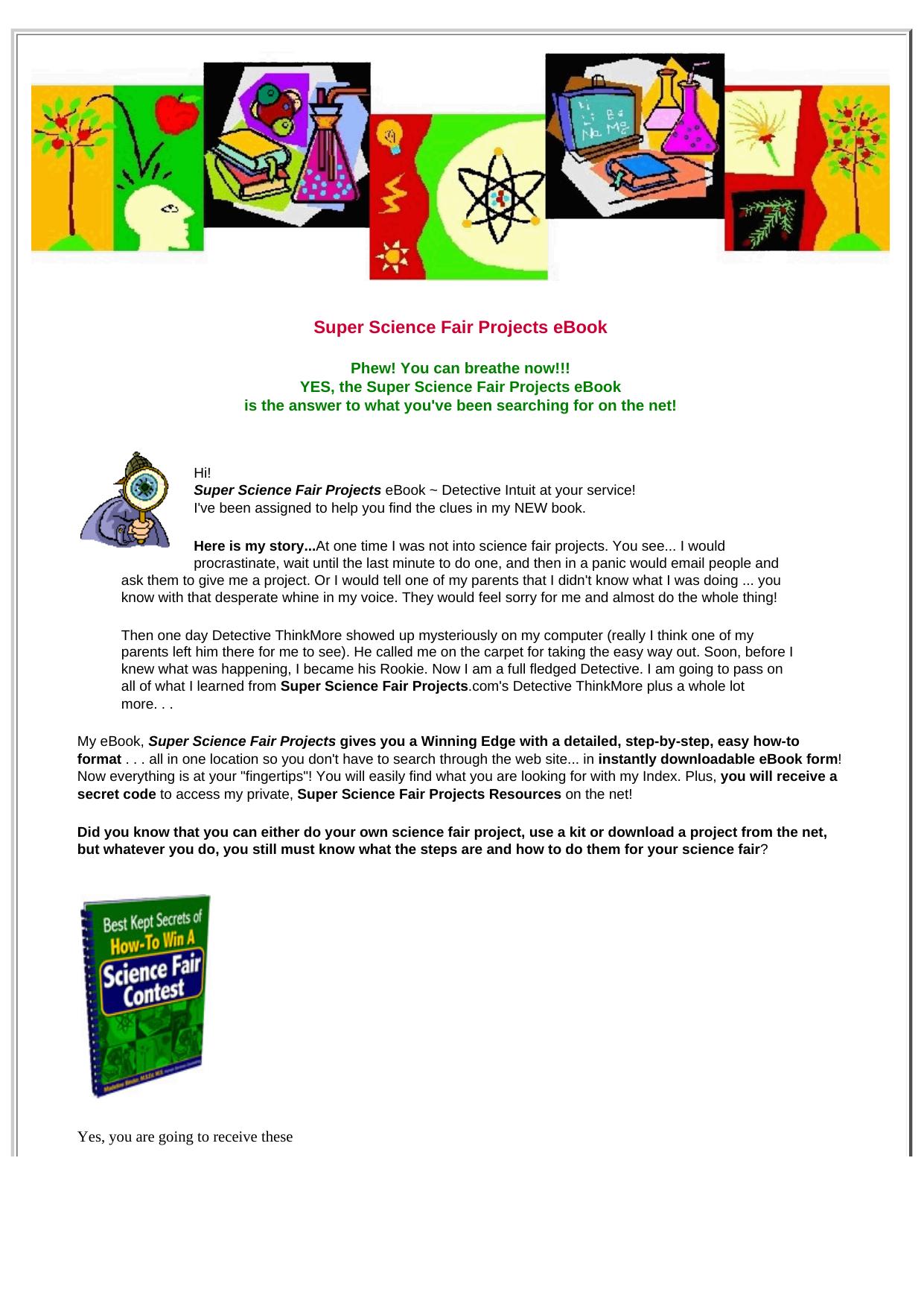 Super Science Fair Projects.net. by Best of Kuszter's Collection