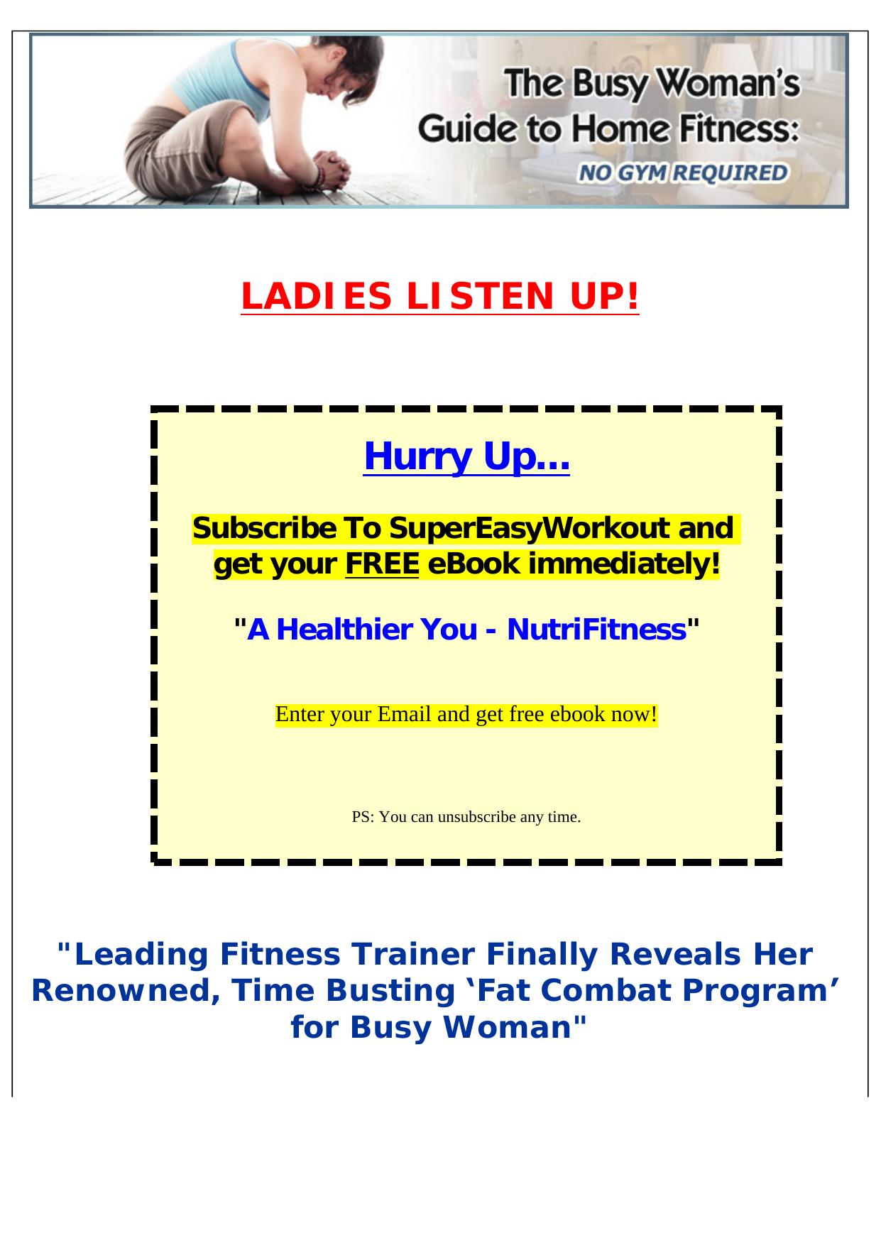 SuperEasyWorkout For Ladies. by Best of Kuszter's Collection