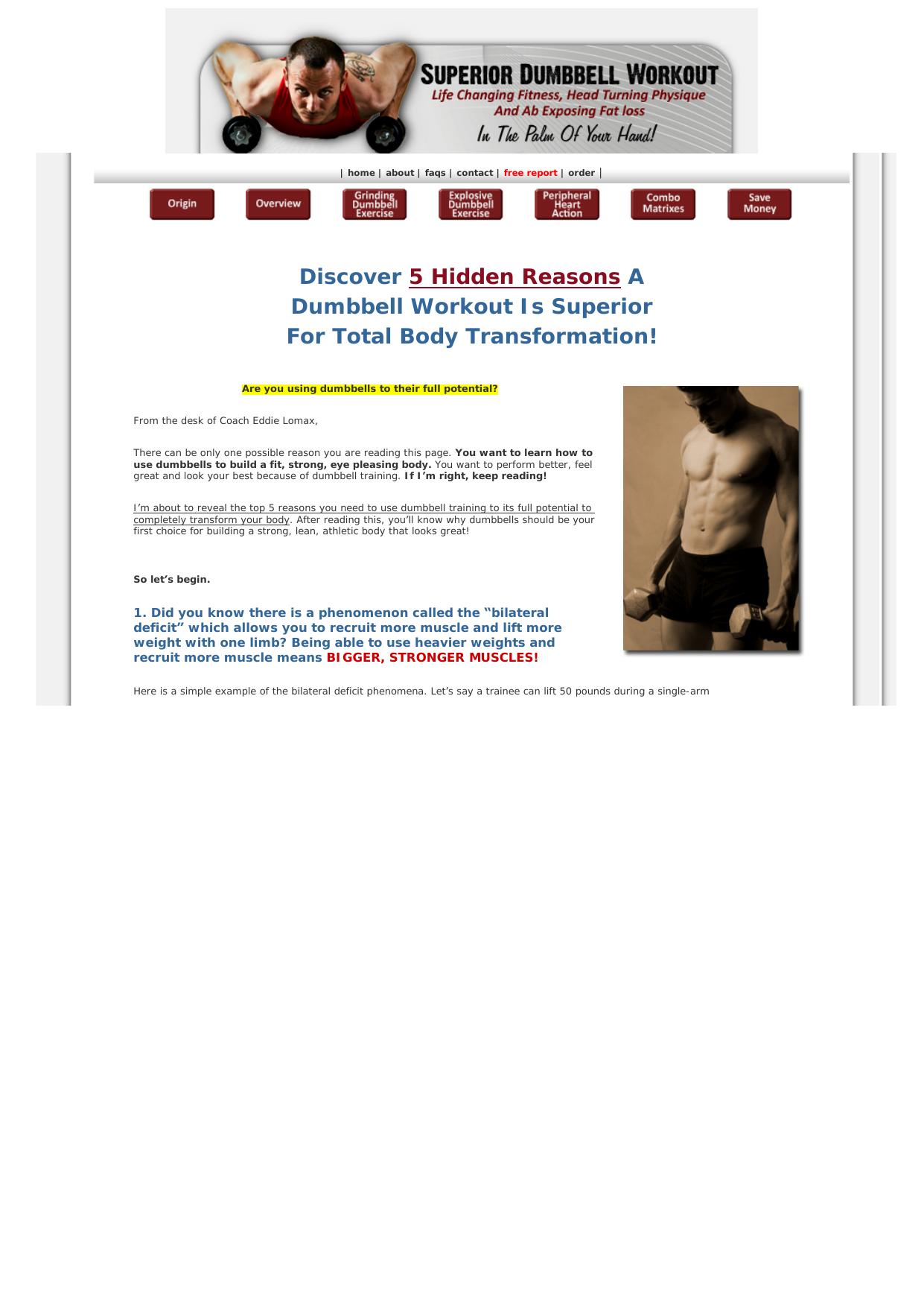 Superior Dumbbell Workout- The True Potential Of Dumbbell Exercise. by Best of Kuszter's Collection