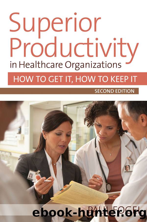 Superior Productivity in Healthcare Organizations, Second Edition by Fogel Paul;