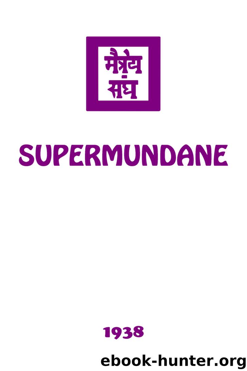 Supermundane by Agni Yoga