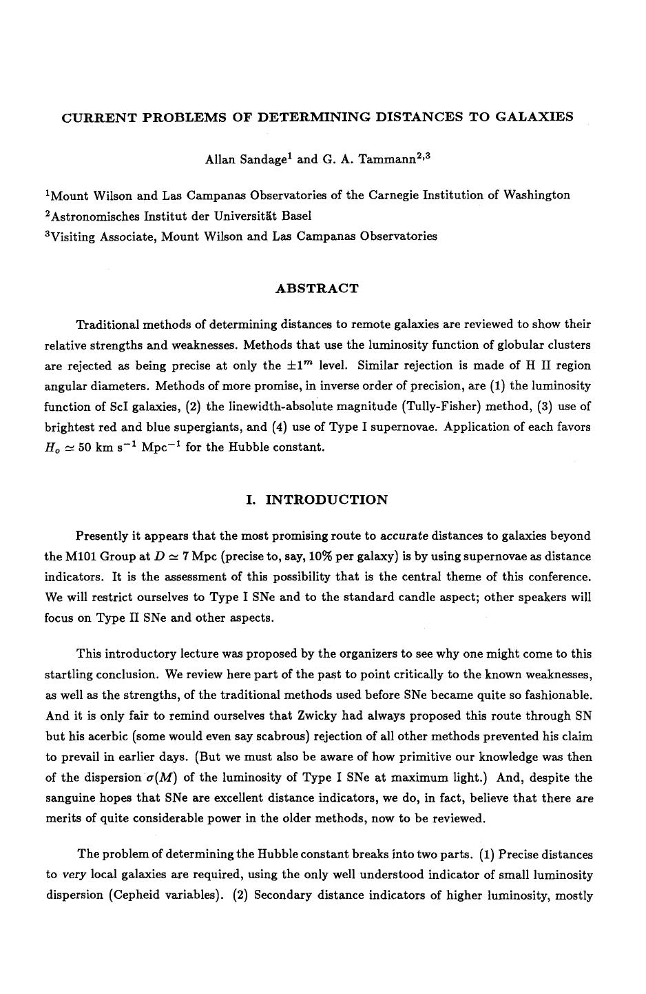 Supernovae as Distance Indicators: Proceedings of a Workshop Held at the Harvard-Smithsonian Center for Astrophysics September 27â28,1984 by Allan Sandagel G. A. Tammann (auth.) Norbert Bartel (eds.)