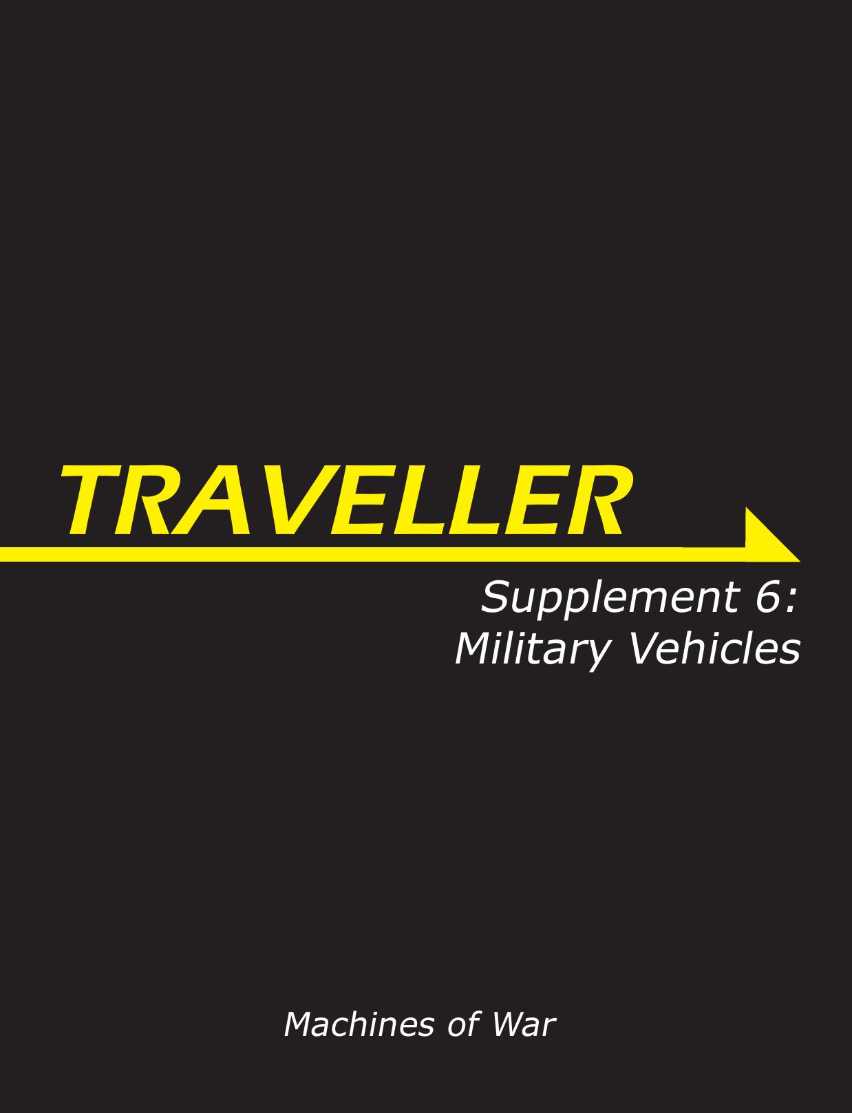 Supplement 6: Military Vehicles by Mongoose Publishing
