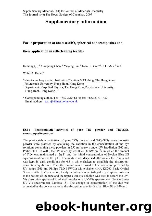Supplementary information by hkpu