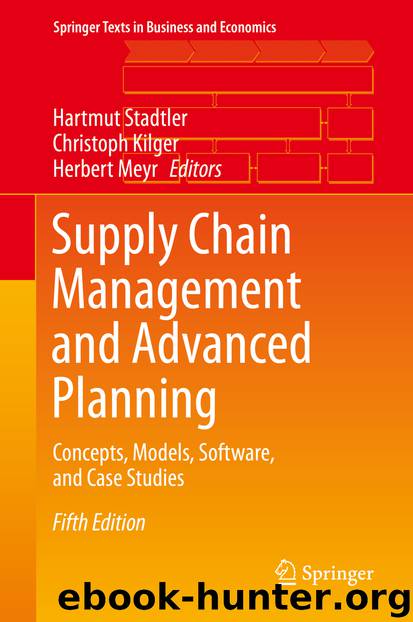 Supply Chain Management and Advanced Planning by Hartmut Stadtler Christoph Kilger & Herbert Meyr