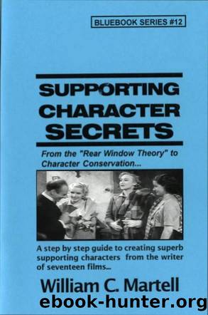 Supporting Character Secrets (Screenwriting Blue Books) by William C. Martell
