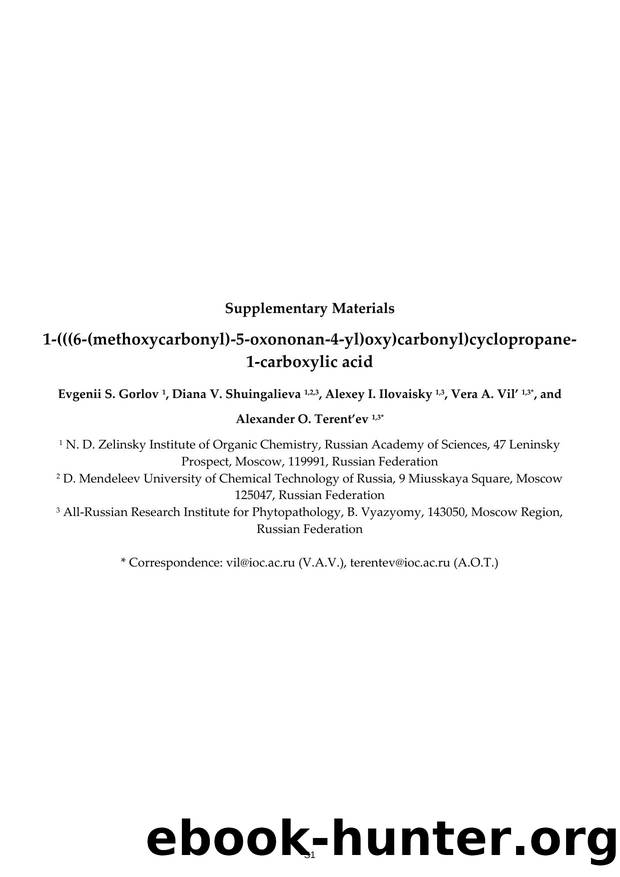 Supporting Information by Вера Виль