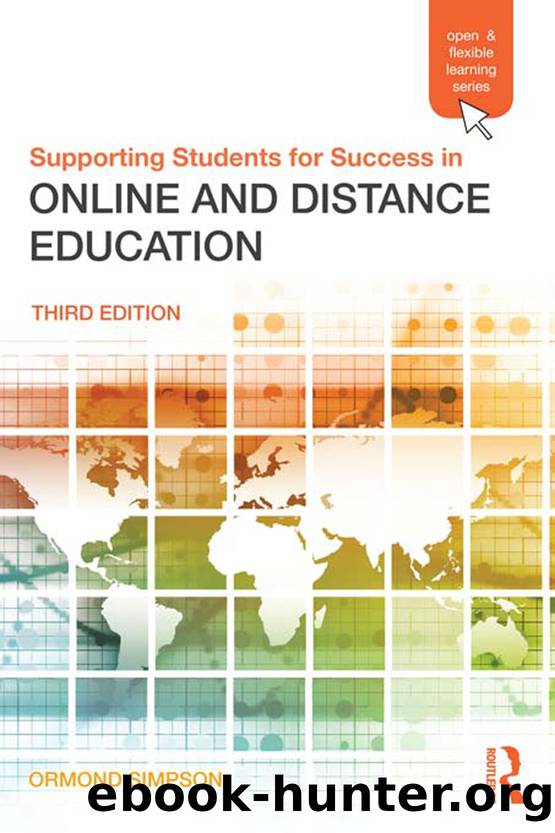 Supporting Students for Success in Online and Distance Education by Simpson Ormond;