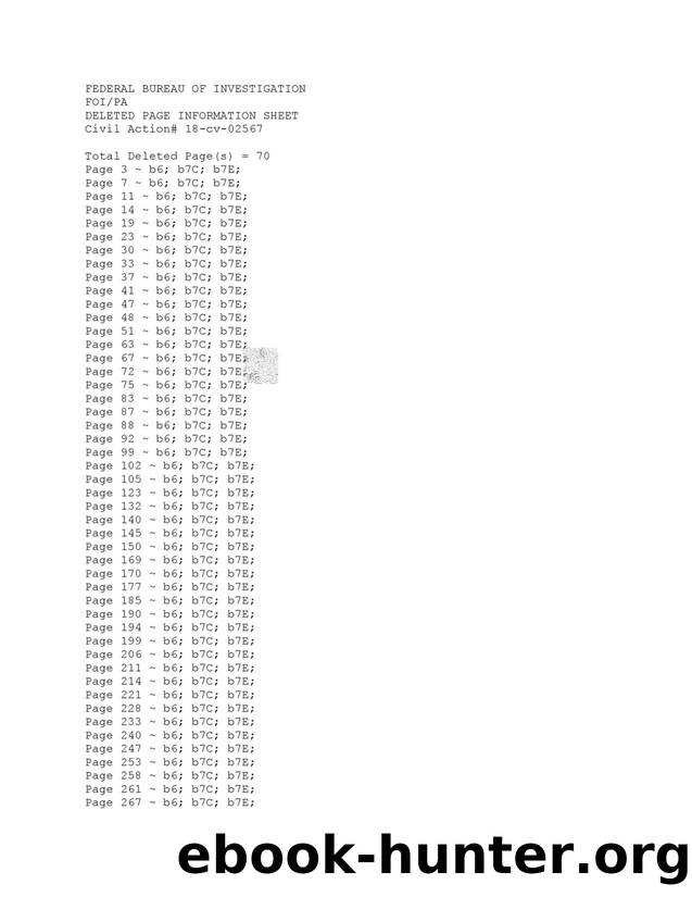 Supreme Court Justice Brett Kavanaugh Supplemental Background Investigation and Related Tip Records Part 23 of 23 by Unknown