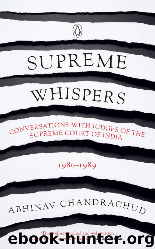 Supreme Whispers by Abhinav Chandrachud