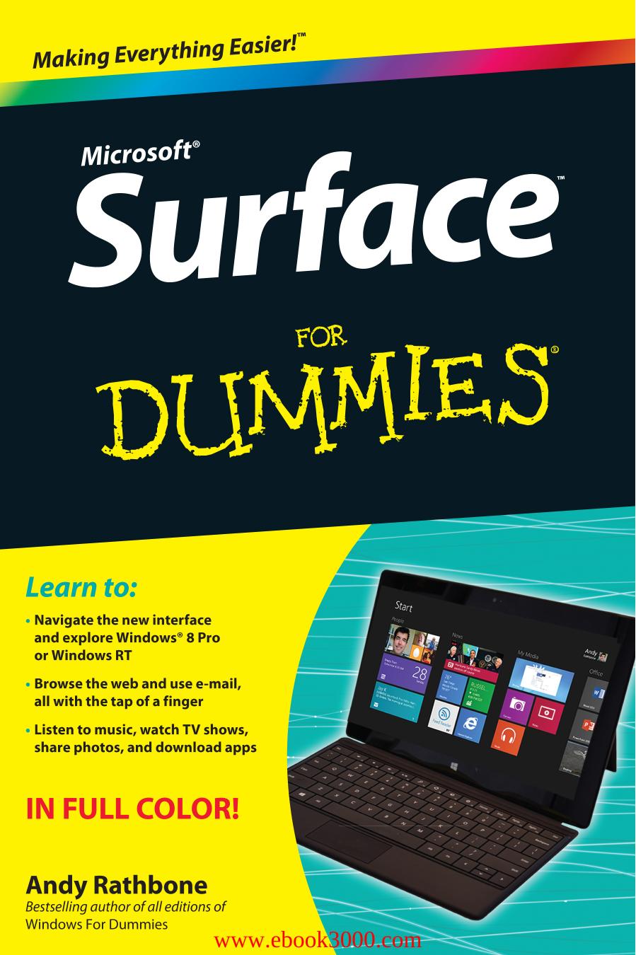 Surface For Dummies by Unknow