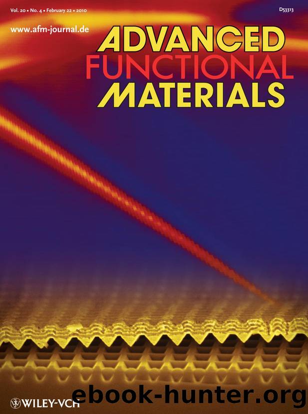 Surface Plasmonics: Plasmonic Crystals: A Platform to Catalog Resonances from Ultraviolet to Near-Infrared Wavelengths in a Plasmonic Library (Adv. Funct. Mater. 42010) by Unknown