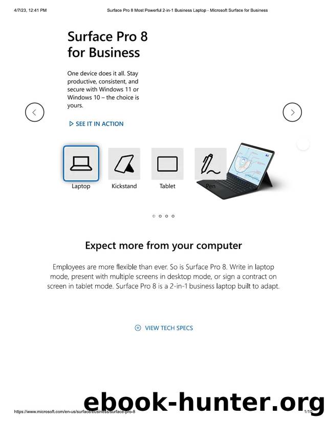 Surface Pro 8 Most Powerful 2-in-1 Busi...aptop - Microsoft Surface for Business by v-pghatpande