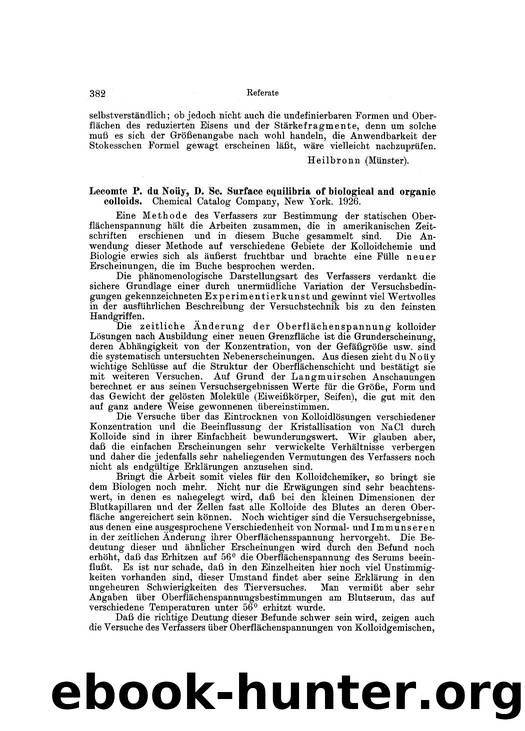 Surface equilibria of biological and organic colloids by Unknown