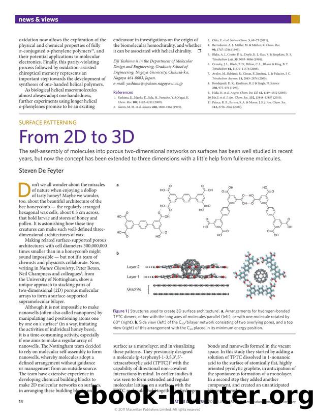 Surface patterning: From 2D to 3D by Steven De Feyter