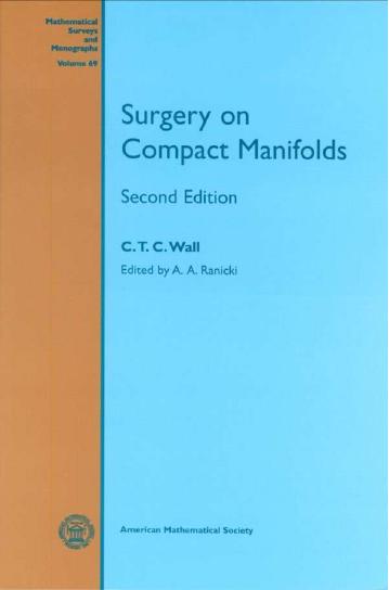Surgery on Compact Manifolds by Unknow