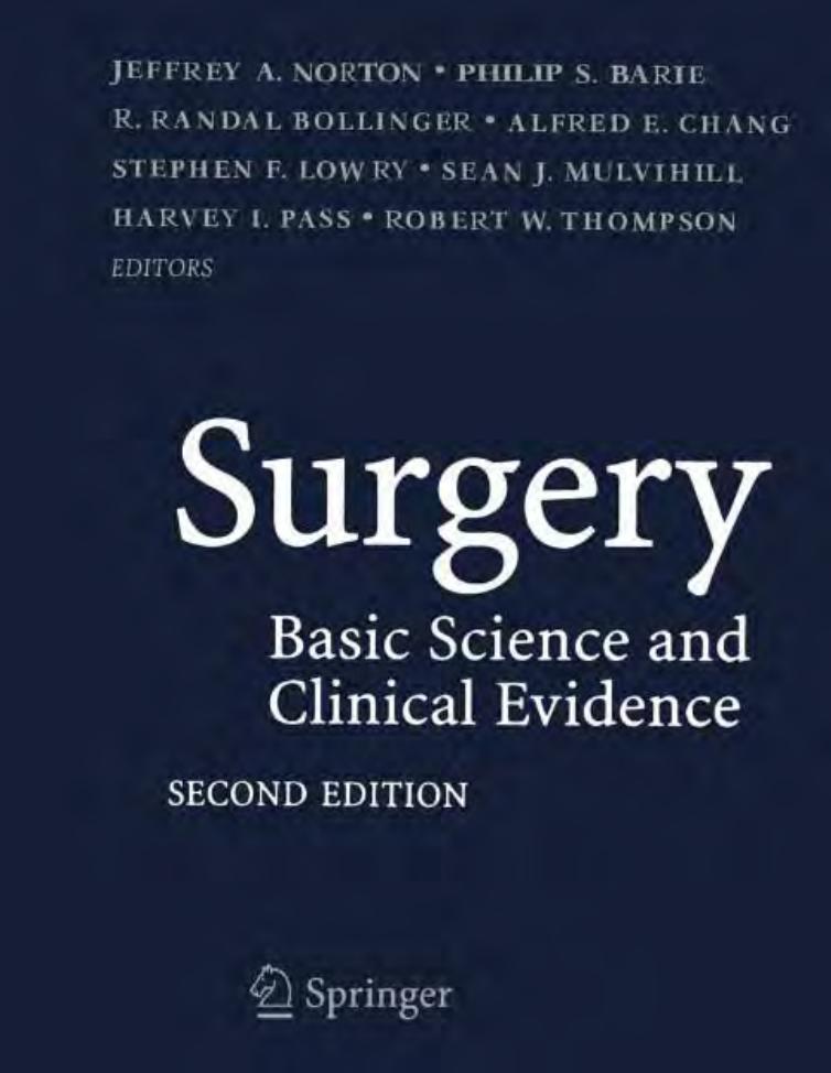 Surgery: Basic Science and Clinical Evidence by unknow