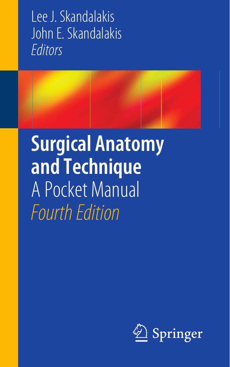 Surgical Anatomy and Technique: A Pocket Manual by unknow
