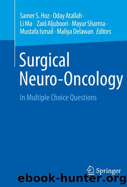 Surgical Neuro-Oncology by Unknown
