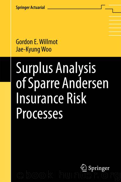 Surplus Analysis of Sparre Andersen Insurance Risk Processes by Gordon E. Willmot & Jae-Kyung Woo