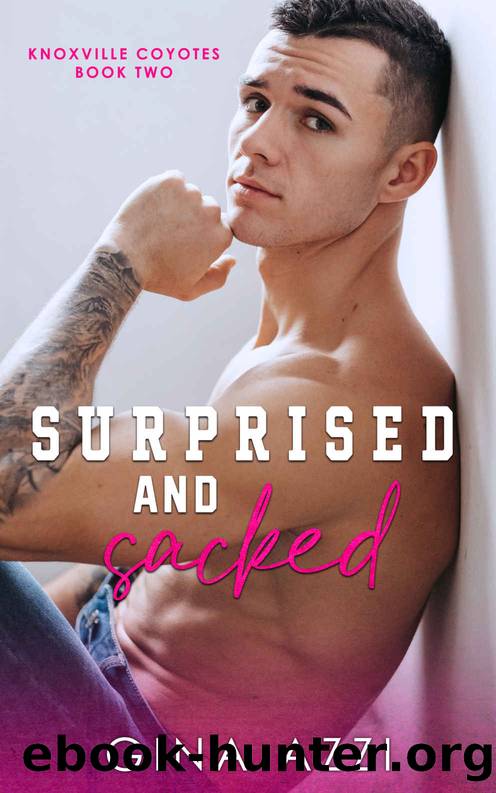 Surprised and Sacked: A Surprise Baby Football Romance (Knoxville Coyotes Football Book 2) by Gina Azzi