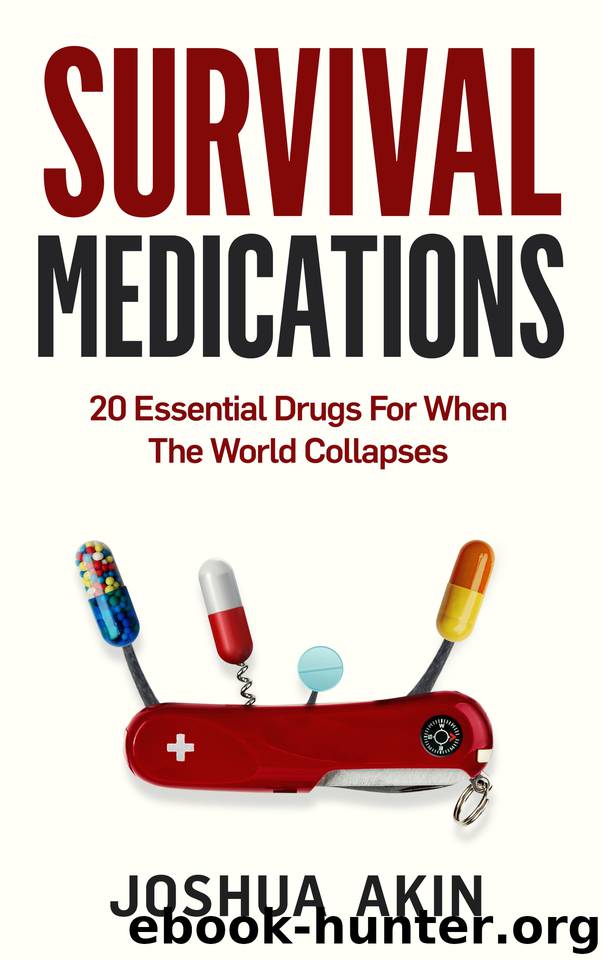 Survival Medications: 20 Essential Drugs for When The World Collapses by Joshua Akin