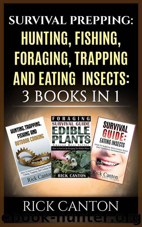 Survival Prepping: Hunting, Fishing, Foraging, Trapping and Eating Insects: 3 Books In 1 (Prepping To Survive) by Rick Canton