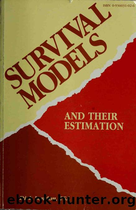 Survival models and their estimation by London Dick 1943-
