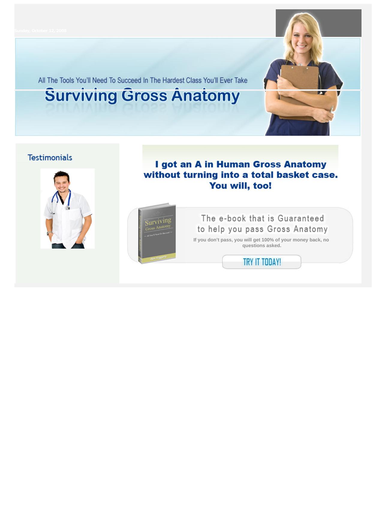 Surviving Gross Anatomy. by Best of Kuszter's Collection